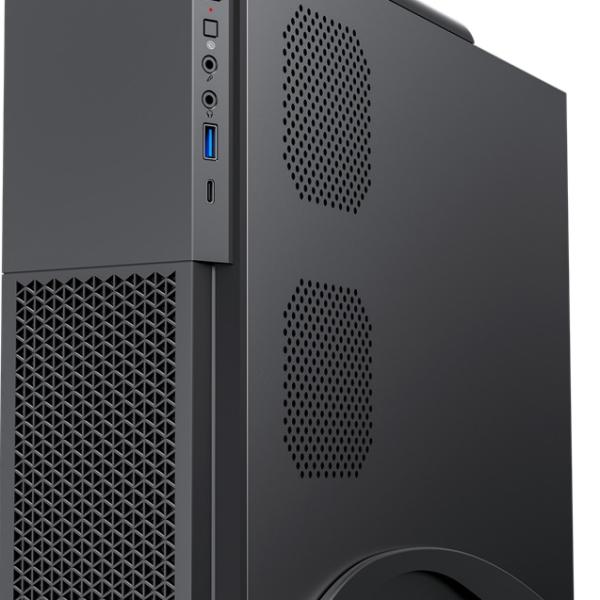 Caixa de PC Micro - ATX Lite S80 Slim + Fonte de Alimentação 300W Bronze 80+ (Preto) - PHOENIX