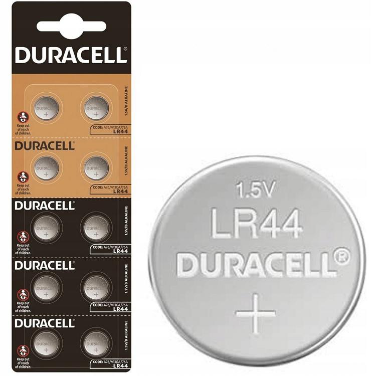 Pilha Alcalina 1,5V (LR44, AG13, L1154, 157, V13GA, RW82, A76) - DURACELL