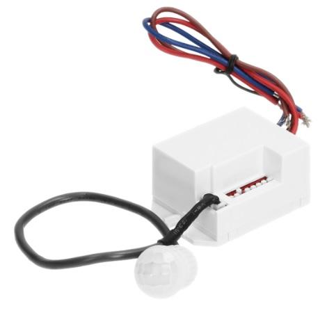 Detector Movimento PIR Mini 12/24V 360º p/ Encastrar - ORNO