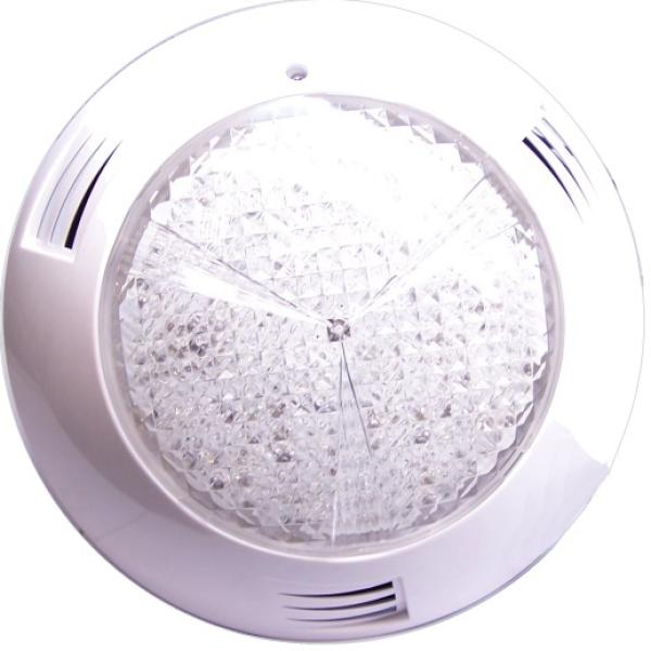 Lampada LED PAR56 c/ Aro p/ Piscina 12/24V AC/DC 18W Branco F. 6000K IP68