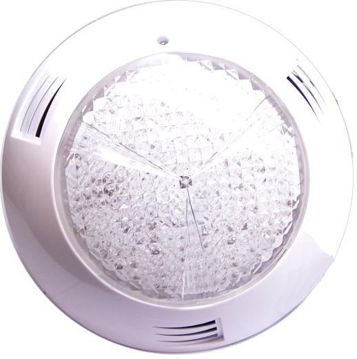 Lampada LED PAR56 c/ Aro p/ Piscina 12/24V AC/DC 18W Branco F. 6000K IP68