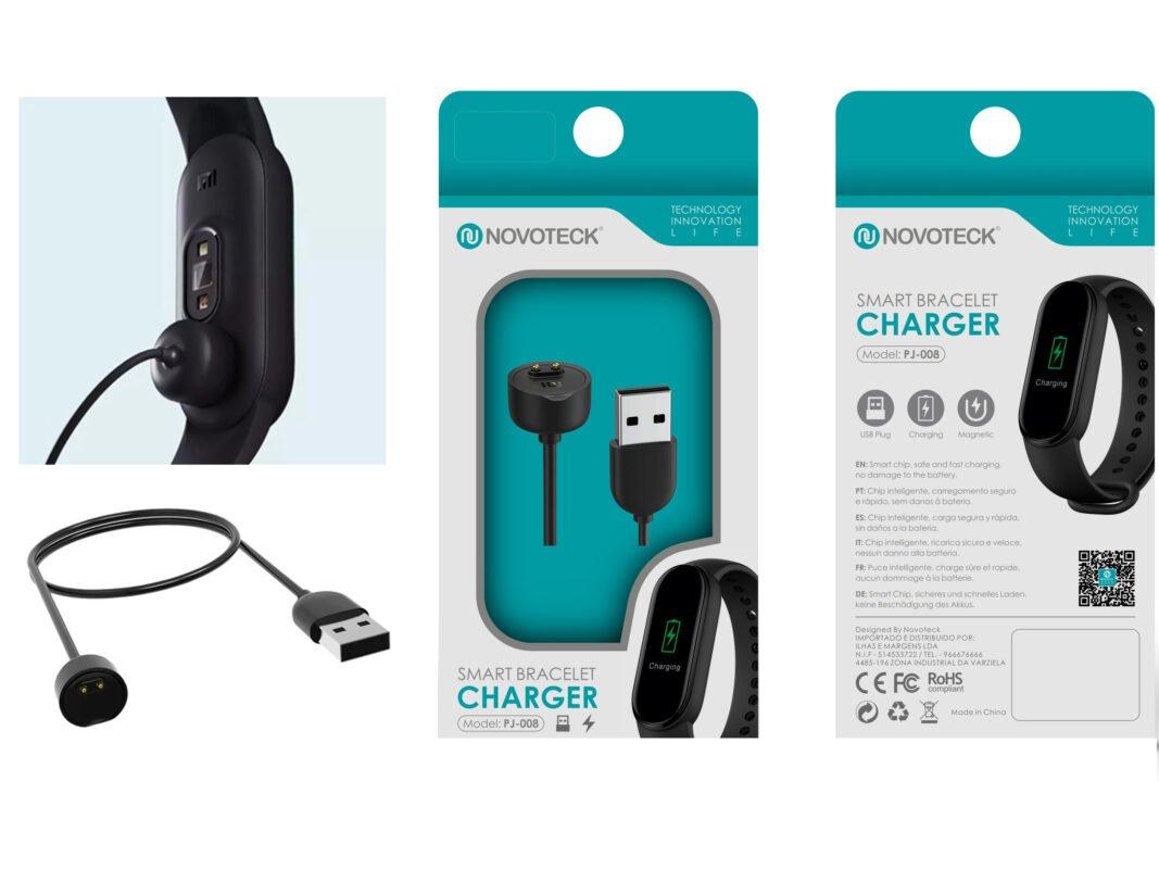 Carregador Mi Band 5-6-7 Magnético PJ-008
