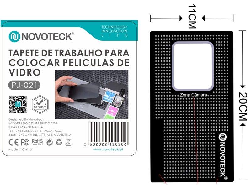 Tapete de Trabalho NOVOTECK PJ-021 para Aplicação de Películas de Vidro - Alinhamento Preciso, Antideslizante e Durável
