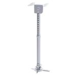 Suporte de Tecto Inclinável e Extensivel p/ Video Projector (Prateado) - TooQ