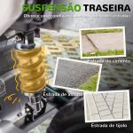 Mota Elétrica para Crianças com Bateria 12V Música Velocidade 2,4 - 5 km/h e Rodas Auxiliares 107x56x70 cm Verde