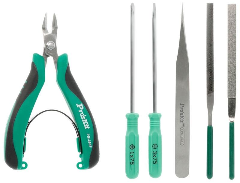 Pack 6x Ferramentas p/ Modelagem Básica - Proskit