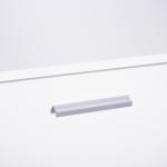 Móvel Cabide de Entrada de 3 Peças Armário de Entrada com Cabide Espelho e Sapateira 80x27x46,5cm Branco