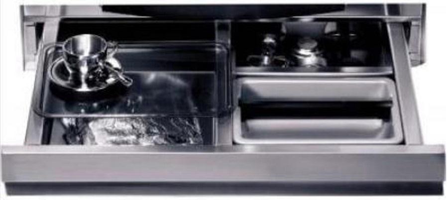 Gaveta de Aquecimento PKD 6070 p/ Acessórios de Máquinas de Café (Inox) - AEG