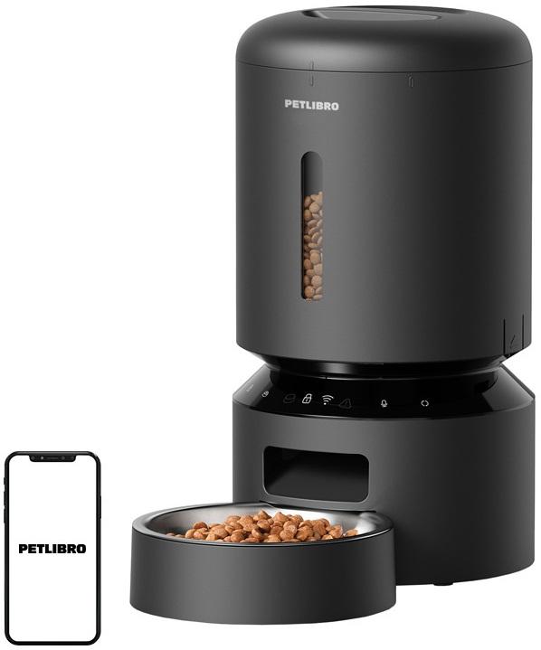 Dispensador de Comida Inteligente Granary 5L WiFi (Preto) - PETLIBRO