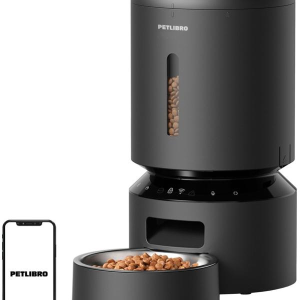 Dispensador de Comida Inteligente Granary 5L WiFi (Preto) - PETLIBRO