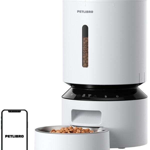 Dispensador de Comida Inteligente Granary 5L WiFi (Branco) - PETLIBRO