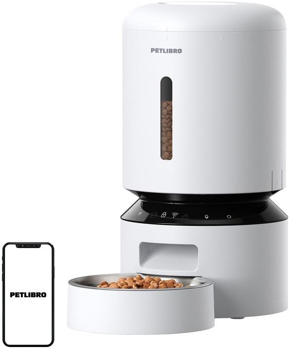 Dispensador de Comida Inteligente Granary 5L WiFi (Branco) - PETLIBRO