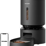 Dispensador de Comida Inteligente Granary 5L c/ Câmara (Preto) - PETLIBRO