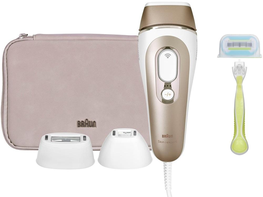 Depiladora Luz Pulsada Intensa Silk - Expert Pro IPL PL7253 (Rosa Dourado/Branco) - BRAUN