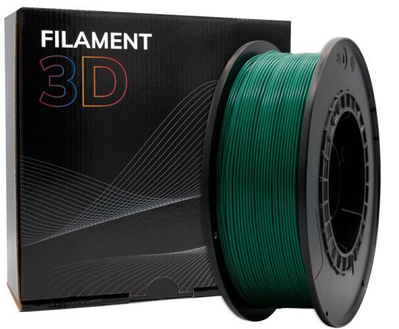 Filamento de Impressão 3D PLA 1,75mm 1Kg (Verde Escuro) - FILAMENT 3D