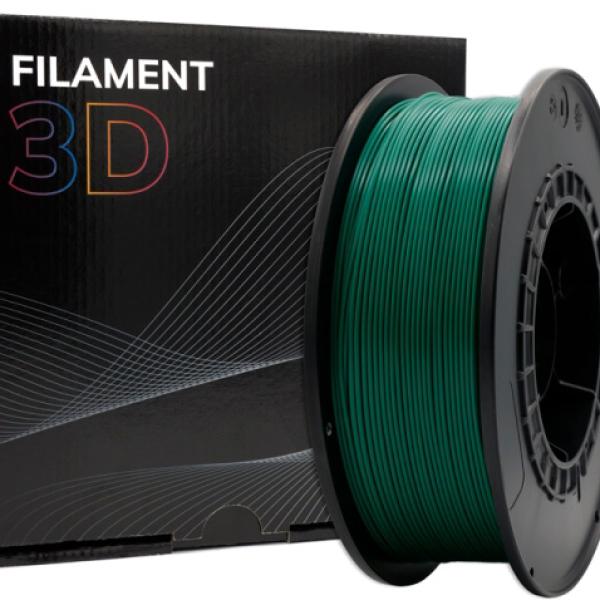Filamento de Impressão 3D PLA 1,75mm 1Kg (Verde Escuro) - FILAMENT 3D