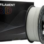Filamento de Impressão 3D PLA 1,75mm 1Kg (Cinzento) - FILAMENT 3D