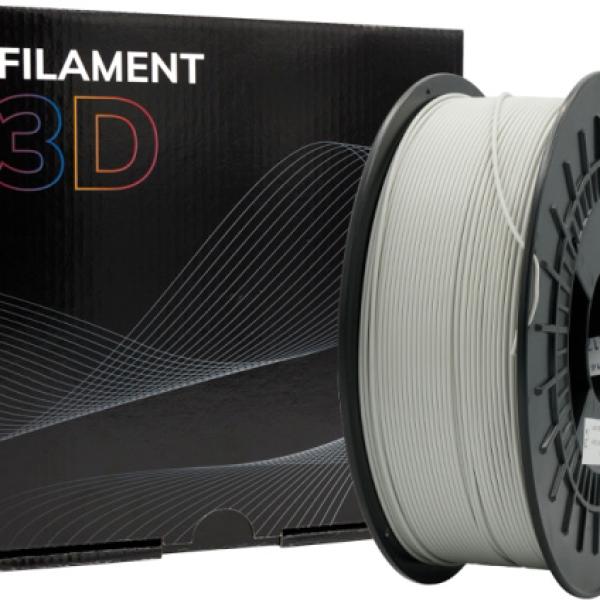 Filamento de Impressão 3D PLA 1,75mm 1Kg (Cinzento) - FILAMENT 3D