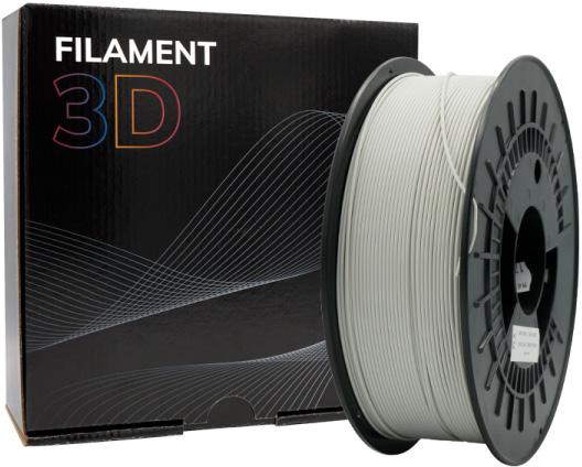 Filamento de Impressão 3D PLA 1,75mm 1Kg (Cinzento) - FILAMENT 3D