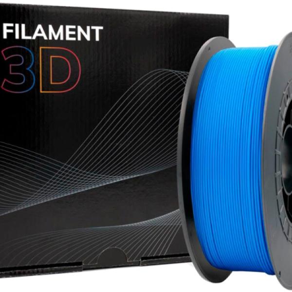 Filamento de Impressão 3D PLA 1,75mm 1Kg (Azul Claro) - FILAMENT 3D