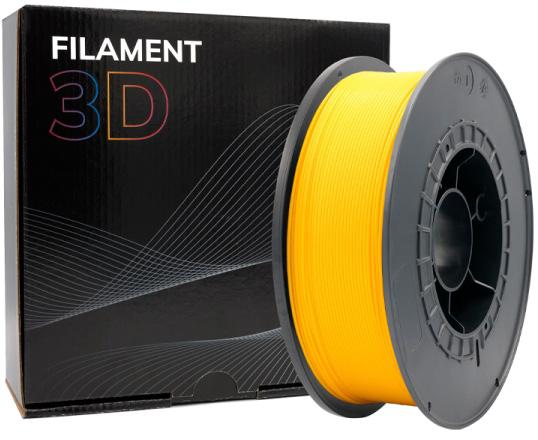 Filamento de Impressão 3D PLA 1,75mm 1Kg (Amarelo) - FILAMENT 3D