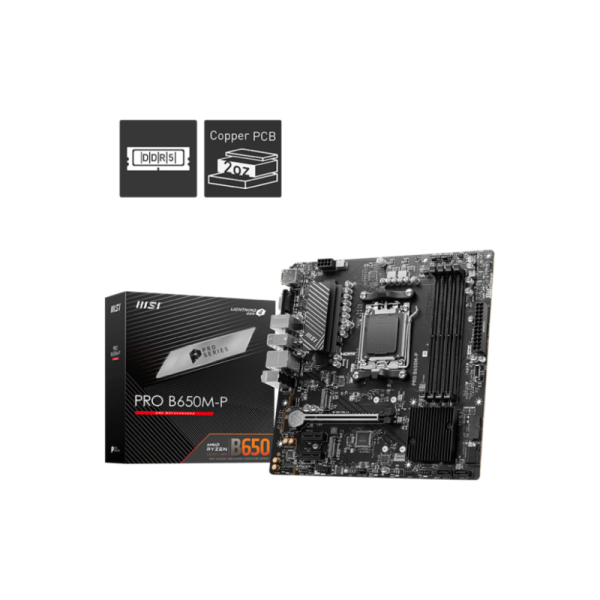 Motherboard MSI PRO B650M - P mATX 4xDDR5 Socket AM5