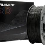 Filamento de Impressão 3D PLA MATTE 1,75mm 1Kg (Preto) - FILAMENT 3D
