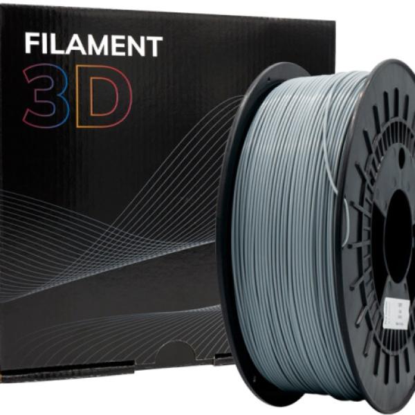Filamento de Impressão 3D PLA TOUGH 1,75mm 1Kg (Cinzento) - FILAMENT 3D