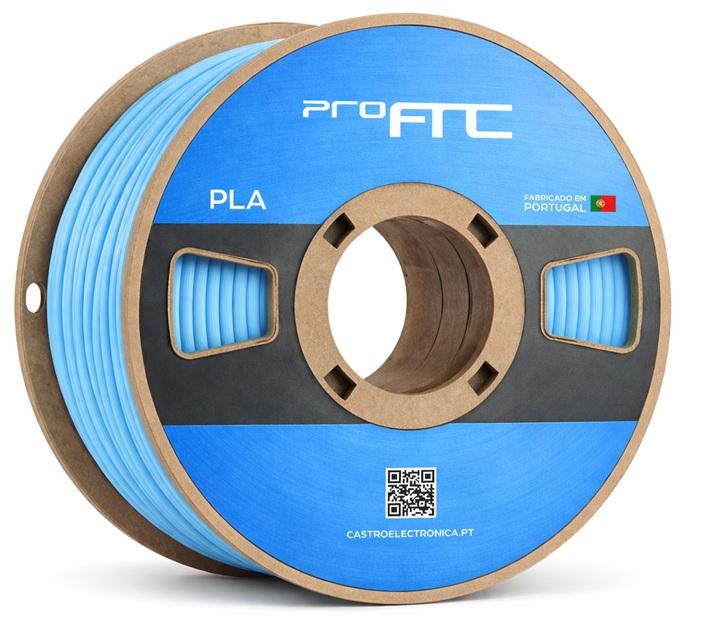 Filamento de Impressão 3D PLA 1,75mm 250g (Azul Claro) - ProFTC