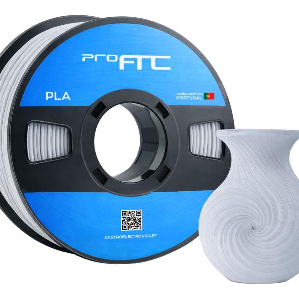 Filamento de Impressão 3D PLA 1,75mm 1Kg (Branco Leitoso) - ProFTC