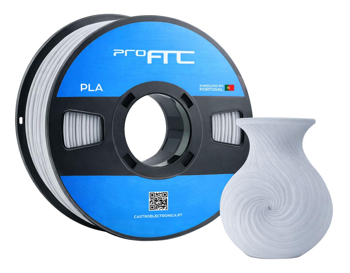 Filamento de Impressão 3D PLA 1,75mm 1Kg (Branco Leitoso) - ProFTC
