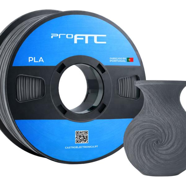Filamento de Impressão 3D PLA 1,75mm 1Kg (Cinzento Betão) - ProFTC