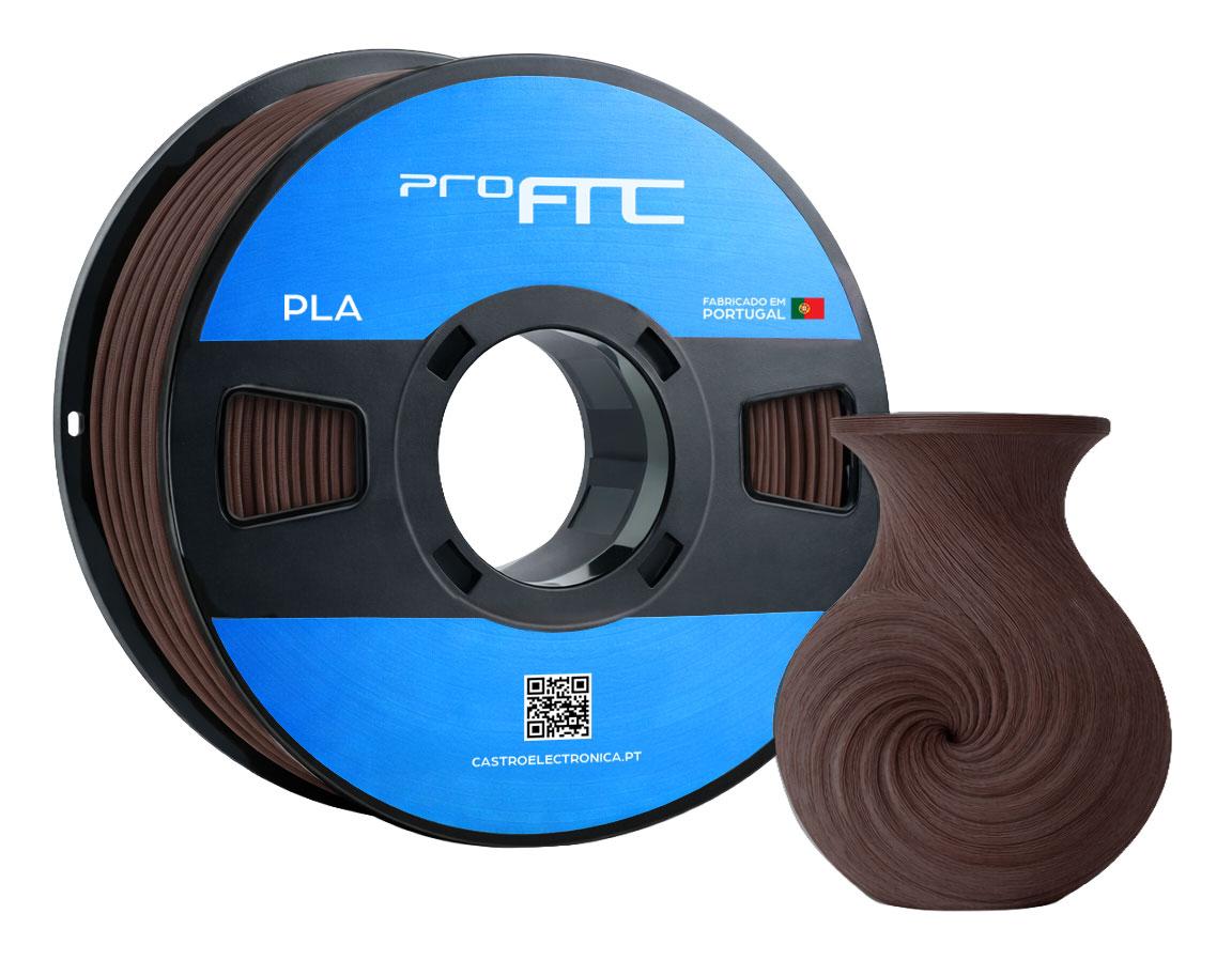 Filamento de Impressão 3D PLA 1,75mm 1Kg (Castanho Cerejeira) - ProFTC
