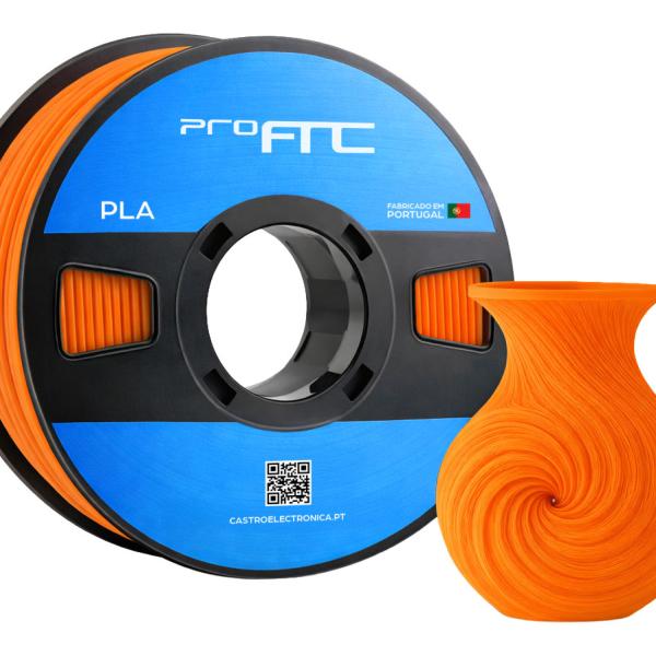 Filamento de Impressão 3D PLA 1,75mm 1Kg (Laranja) - ProFTC