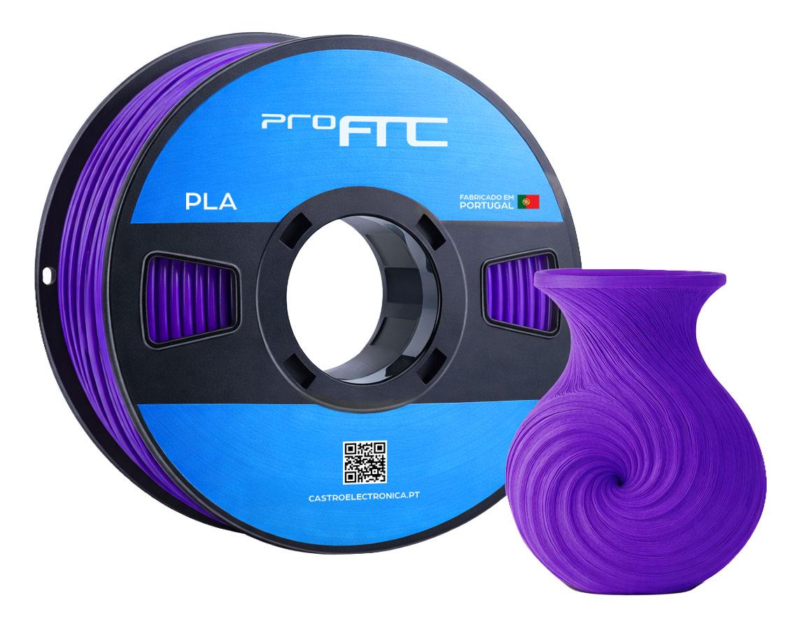 Filamento de Impressão 3D PLA 1,75mm 1Kg (Roxo) - ProFTC
