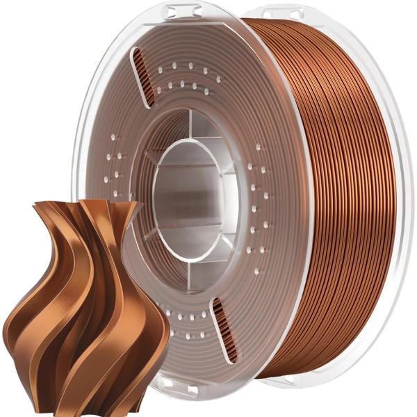 Filamento de Impressão 3D PLA SILK 1,75mm 1Kg (Bronze) - ELEGOO