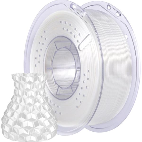 Filamento de Impressão 3D PLA SILK 1,75mm 1Kg (Branco) - ELEGOO