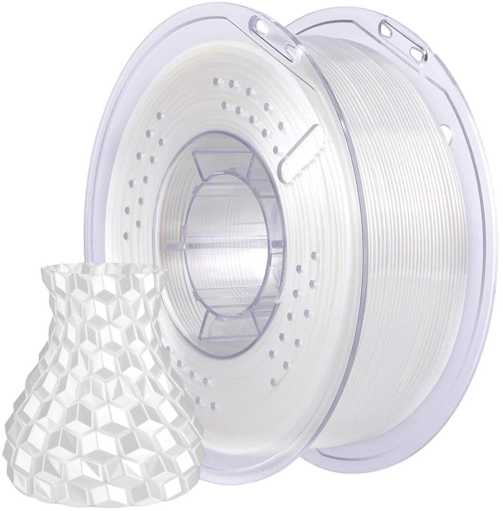 Filamento de Impressão 3D PLA SILK 1,75mm 1Kg (Branco) - ELEGOO