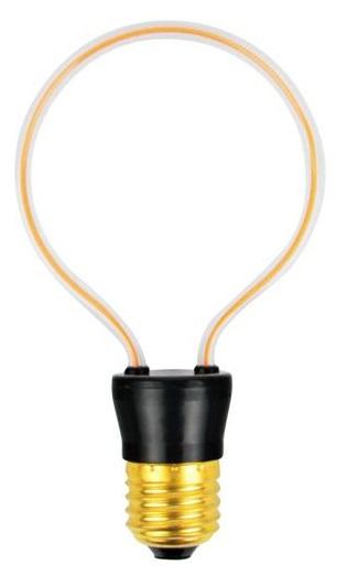 Lâmpada LED Decorativa E27 220V 4W 2200K 260Lm (Vidro ART3) - PLATINET