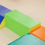 Conjunto de 5 Blocos para Crianças de 18 - 36 Meses Brinquedo de Construção para Aprendizagem Infantil 48x48x48cm Multicor