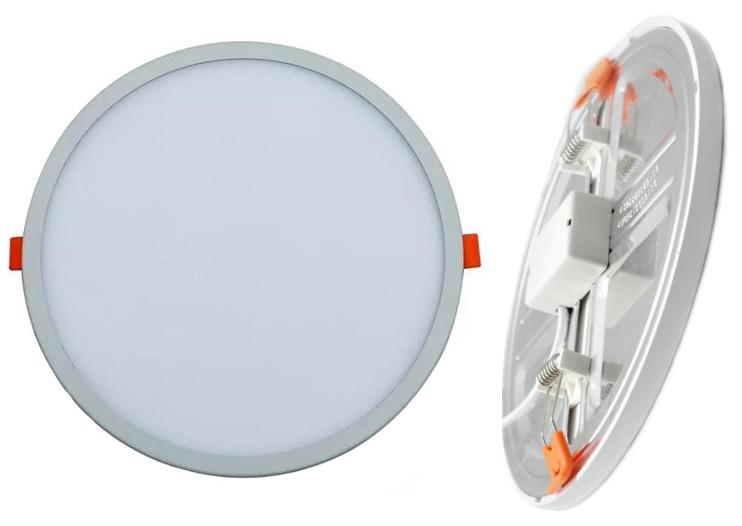 Painel de LED Redondo Ajustável Ø175x38mm (Ø50...135mm) 15W 4000K 880Lm