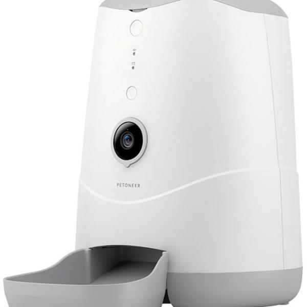 Dispensador Inteligente de Comida Nutri Vision p/ Animais de Estimação c/ Câmara - PETONEER