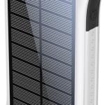 Powerbank Solar Neutron 10000mAh (Branco) - BOOMPODS