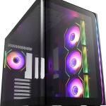 Caixa ATX M580 Tempered Glass ARGB (Preto) - FSP