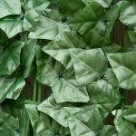 Vedação Artificial em Rolo 3m Vedação de Privacidade para Balcão Jardim Exterior Planta Decorativa de Parede PE Verde