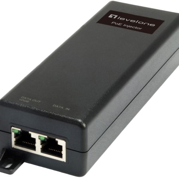 Injector Corrente PoE Gigabit Ethernet 30W POI - 3000 - LEVEL ONE