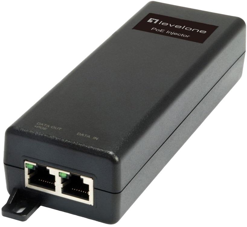Injector Corrente PoE Gigabit Ethernet 30W POI - 3000 - LEVEL ONE