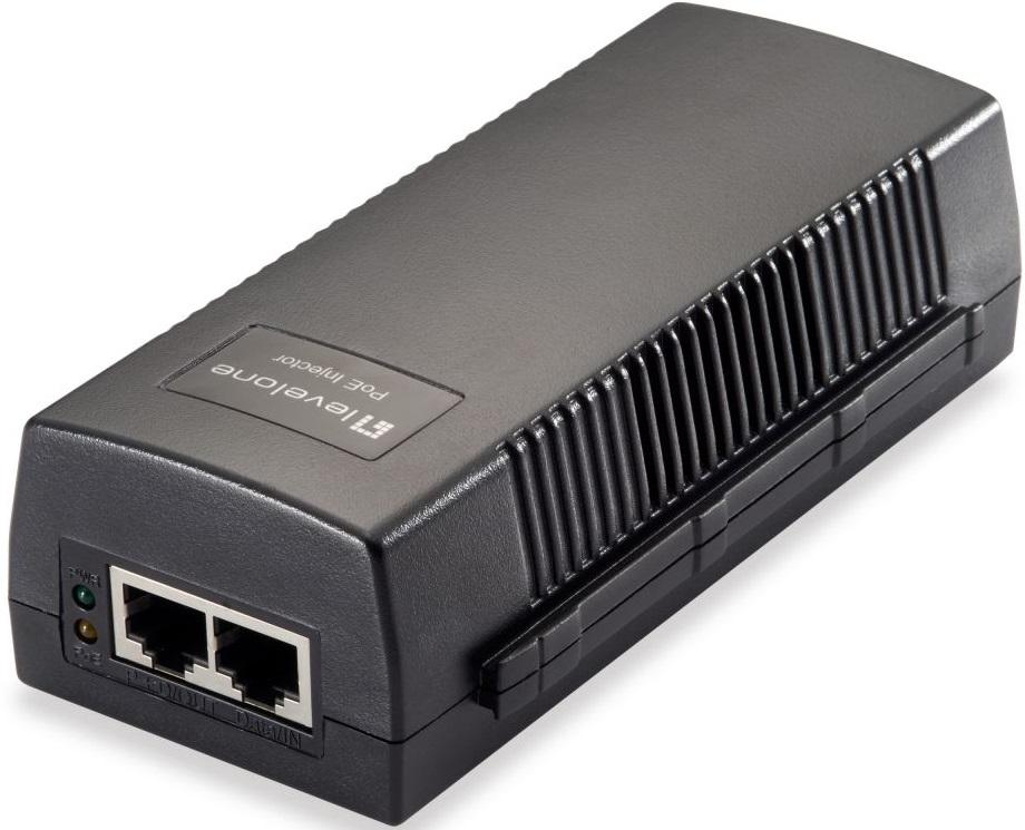 Injector Corrente PoE Fast Ethernet 30W POI - 3010 - LEVEL ONE
