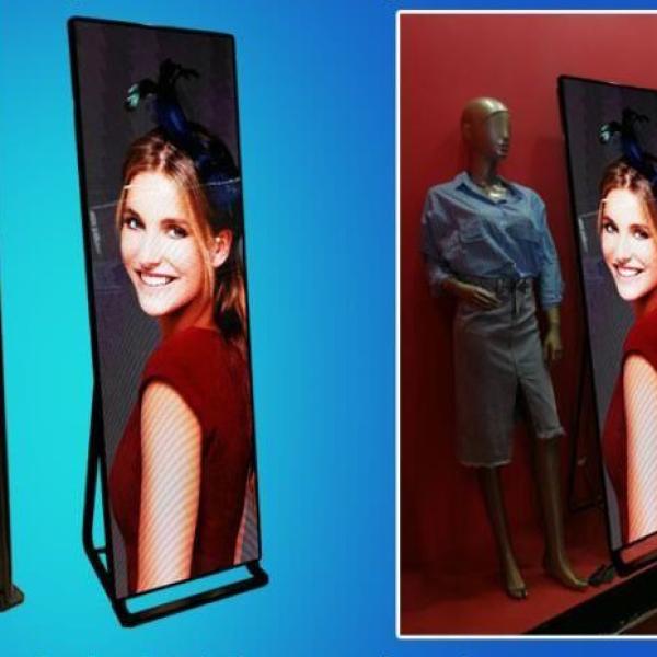 Painel LED SMD 2121 P3 (1920 x 576mm) p/ Exposição em Montras