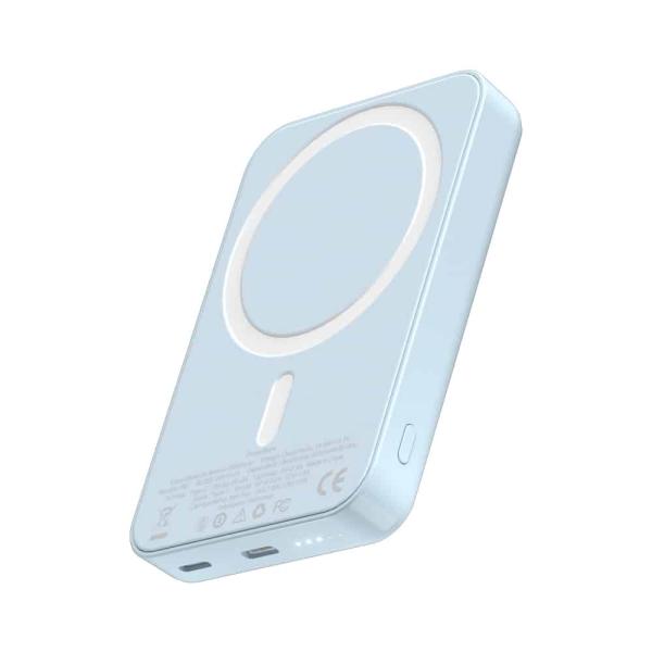 PowerBank Halfmman Magnet Wireless PD 20W Azul — Recondicionado